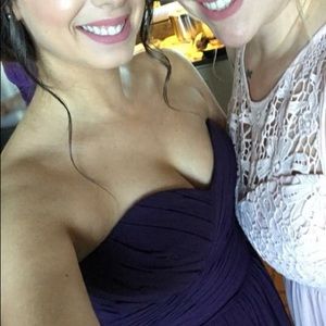 Plum purple dress (bridesmaid) Bill Levkoff